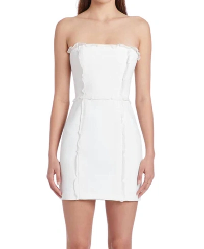 Shop Amanda Uprichard Jeannie Dress In Ivory In White