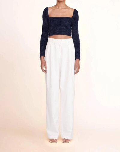 Shop Staud Luisa Pant In Ivory In White