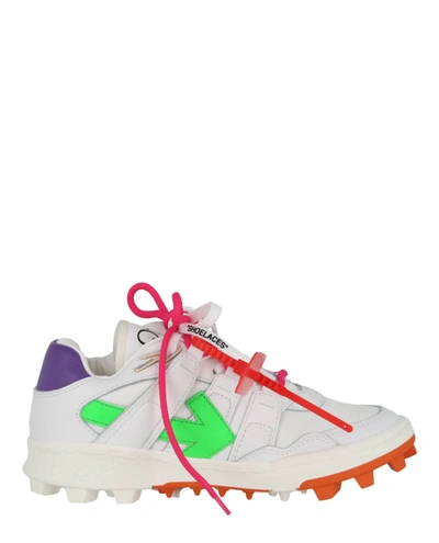 Shop Off-white Mountain Leather Cleats In Multi