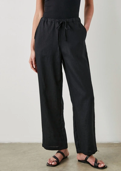 Shop Rails Emmie Linen Pants In Black