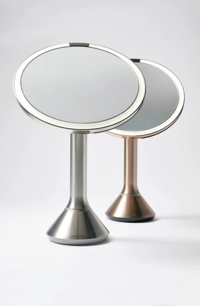 Simplehuman 8-inch Sensor Mirror In Matte Black