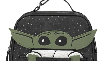 Shop Petunia Pickle Bottom X Star Wars™ The Child Collection Tandem Insulated Bottle Tote & Lunch Box In Black