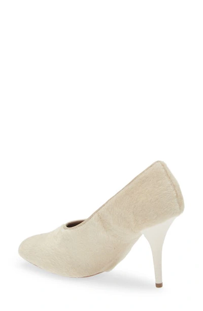 Shop Givenchy Show Genuine Calf Hair Pump In Ivory