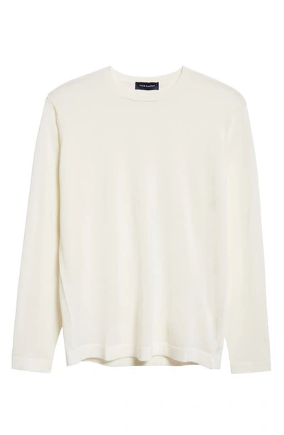 Shop Thom Sweeney Relaxed Fit Merino Wool Sweater In Off White