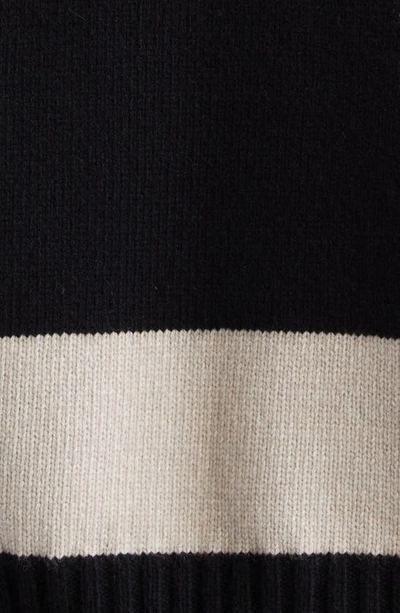 Shop Proenza Schouler Colorblock Recycled Cashmere & Merino Wool Cardigan In Black Multi