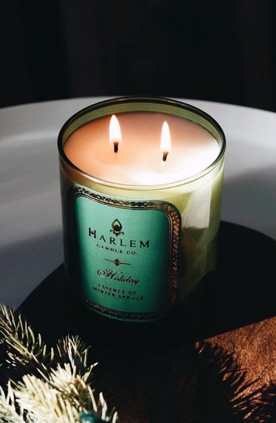 Shop Harlem Candle Co. Holiday Luxury Candle In Green