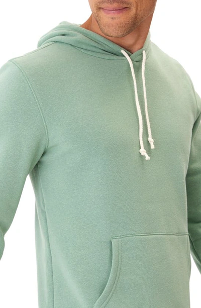Shop Threads 4 Thought Fleece Pullover Hoodie In Tarragon