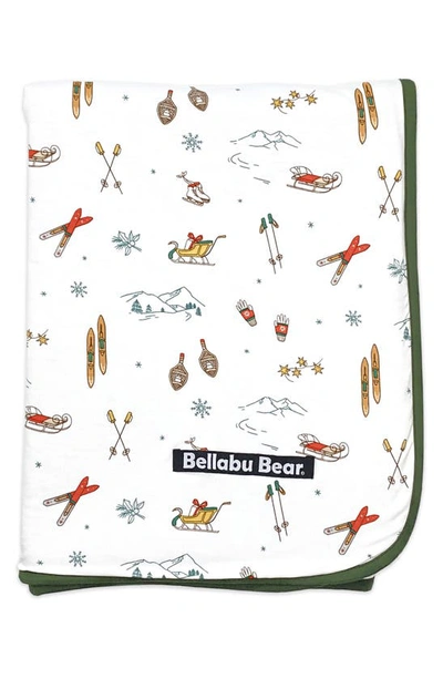 Shop Bellabu Bear Baby Blanket In Vintage Holiday