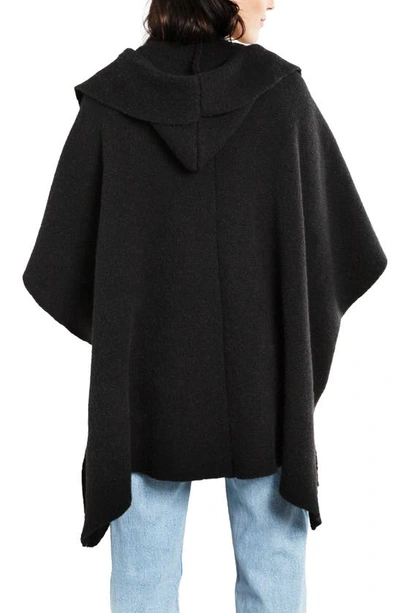 Shop Saachi Oversize Hooded Topper In Black