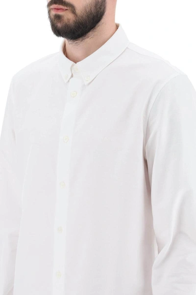 Shop Apc A.p.c. Button-down Shirt In White
