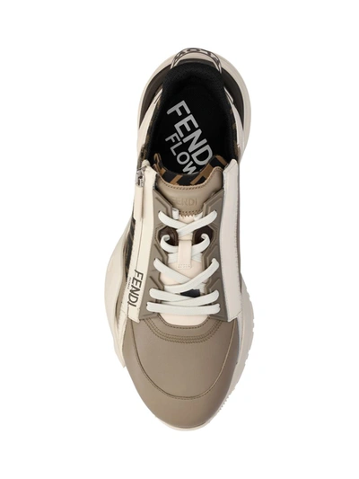 Shop Fendi Sneakers In Rope+black+b.ice
