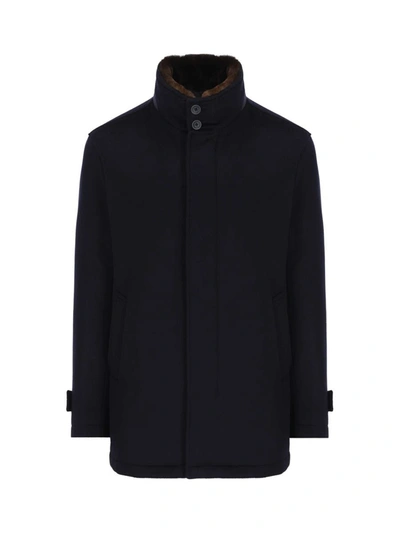 Shop Herno Coats In Blue