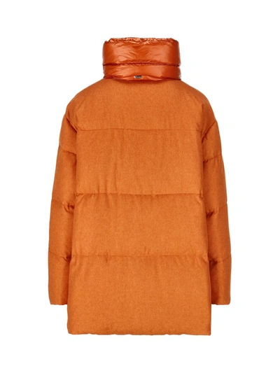 Shop Herno Coats In Orange