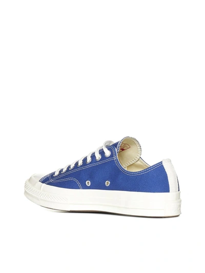 Shop Comme Des Garçons Play Cdg Play Sneakers In Blue