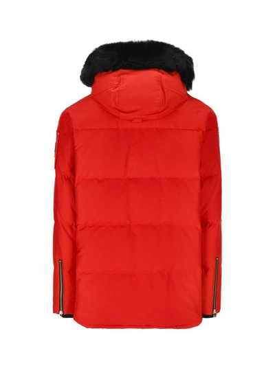 Shop Moose Knuckles Coats In Fire Red