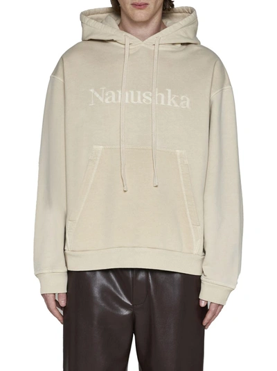 Shop Nanushka Sweaters In Shell