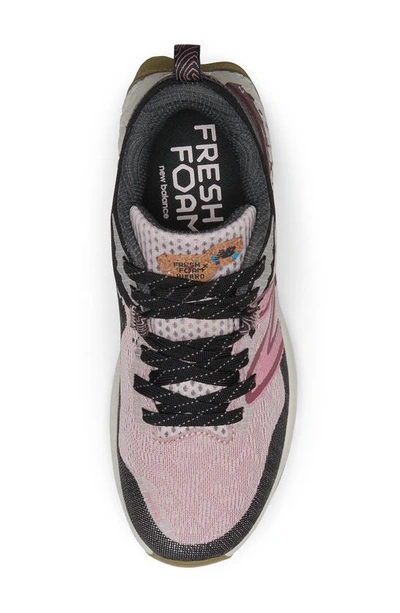 Shop New Balance Fresh Foam X Hierro V7 Trail Shoe In Stone Pink/ Blacktop