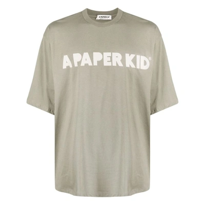 Shop A Paper Kid T-shirts In Green