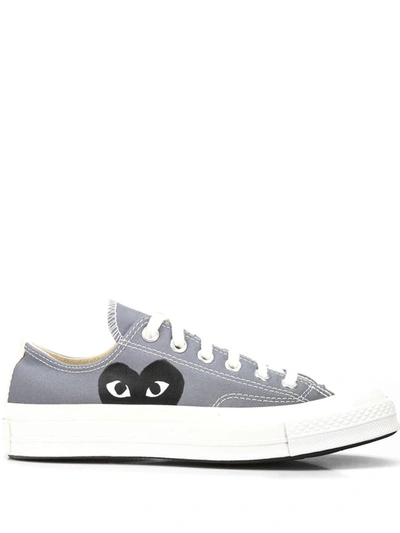 Shop Comme Des Garçons Chuck Taylor Low-top Sneakers In Grey