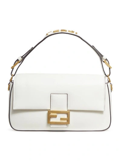 Shop Fendi Shoulder Bags In White