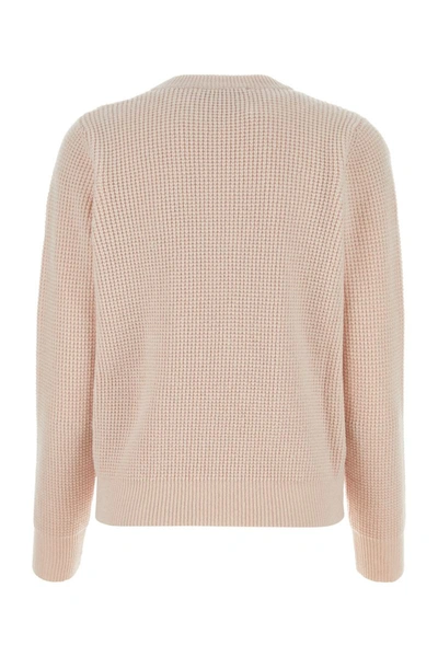 Shop Maison Kitsuné Maison Kitsune Knitwear In Pale Pink