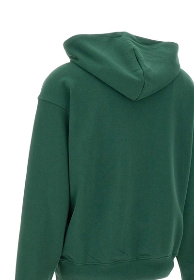 Shop New Balance Cotton Sweatshirt In Green