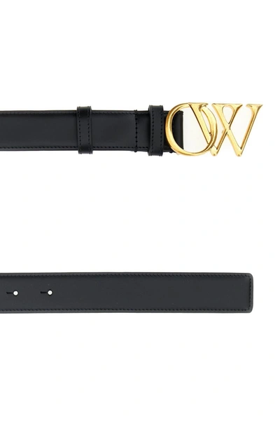 Shop Off-white Belt In Blackgold
