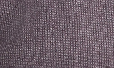Shop Vince Boiled Cashmere Crewneck Sweater In Dark Purple Plum Combo