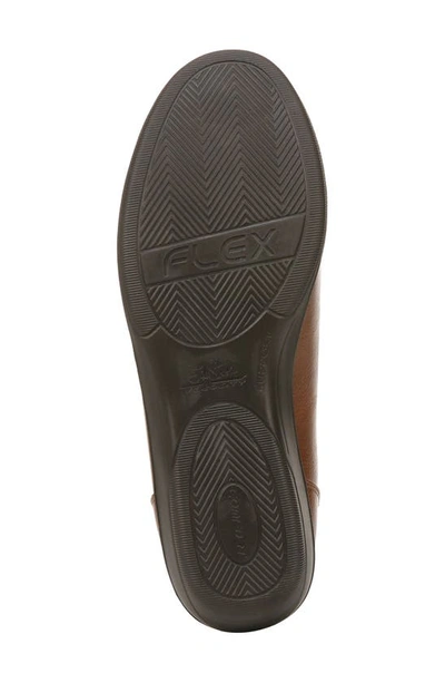 Shop Lifestride India Perforated Wedge Flat In Walnut