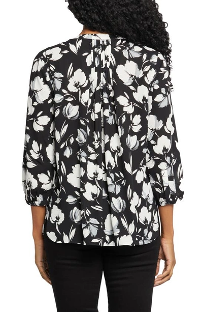 Shop Nydj Pintuck Blouse In Bellefontaine