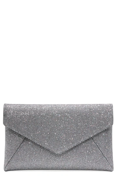 Shop Stuart Weitzman The Loveletter Clutch In Gunmetal