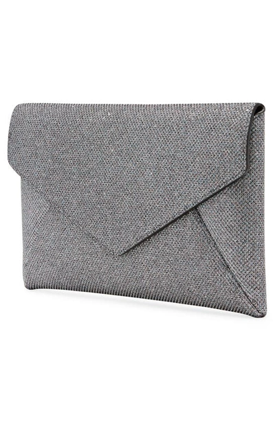 Shop Stuart Weitzman The Loveletter Clutch In Gunmetal