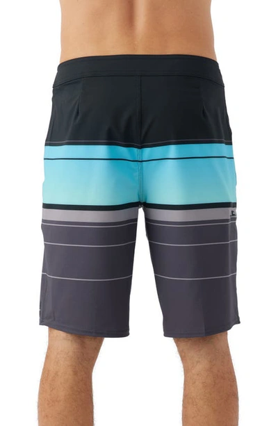 O'neill Hyperfreak Heat Stripe Board Shorts In Graphite