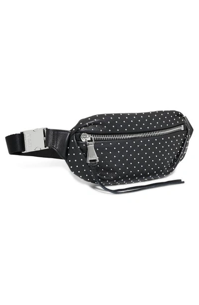 Shop Aimee Kestenberg Milan Belt Bag In Black Micro Studs