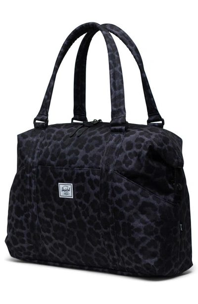 Shop Herschel Supply Co Strand Duffle Bag In Digi Leopard Black
