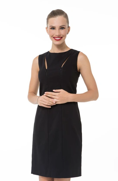 Shop Accouchée Easy Beyond Nursing Sheath Dress In Black