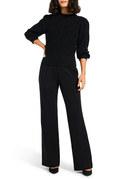 Shop Nic + Zoe Cheerful Chill Sweater In Black Mix