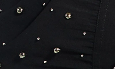 Shop Nic + Zoe Constellation Embellished Button-up Shirt In Black Onyx