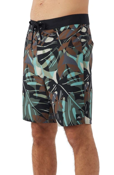 O'neill Hyperfreak Mysto Board Shorts In Medium Brown