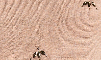 Shop Nic + Zoe Hidden Gems Cotton Blend Sweater In Macaroon