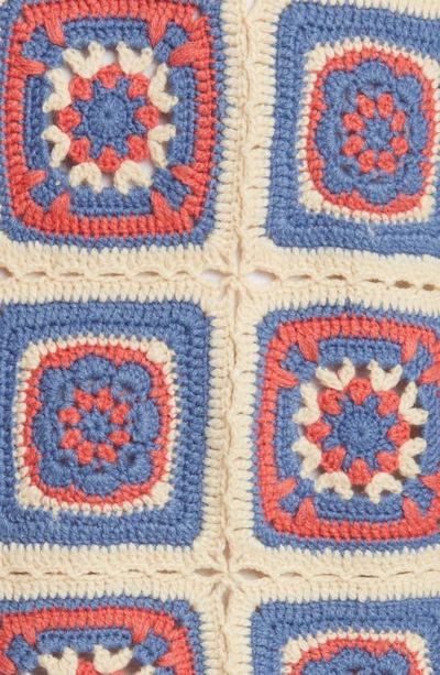 Shop Nn07 Crochet Wool Blend Sweater In Ecru