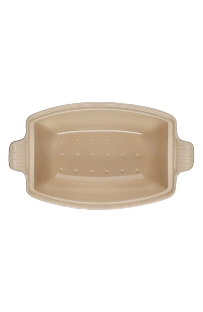 Le Creuset 4.5-quart Heritage Stoneware Deep Baker With Lid In Oyster