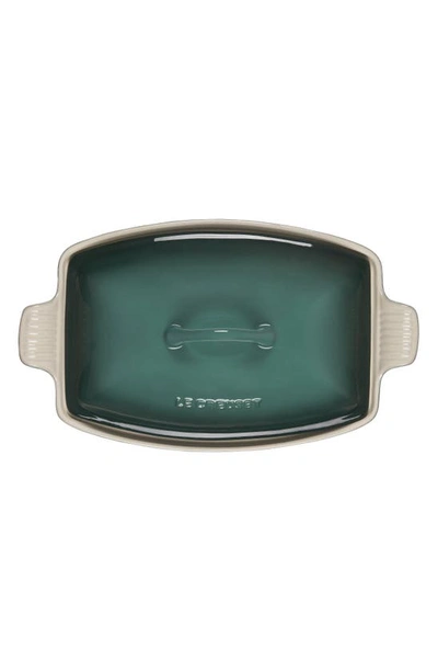 Le Creuset Heritage Stoneware 4.5 Quart Deep Baker With Lid In Artichaut