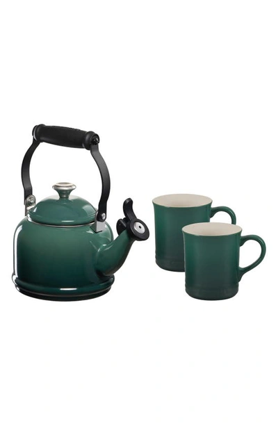 Shop Le Creuset Demi Kettle In Artichaut