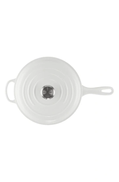 Le Creuset Signature Enamel Cast Iron Cassadou In White