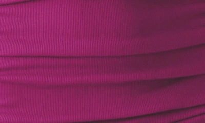 Shop Michael Stars Wren Side Slit Sleeveless Body-con Midi Dress In Boysenberry