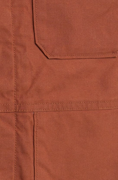 Shop Treasure & Bond Waxed Cotton Chore Coat In Rust Argan Oil