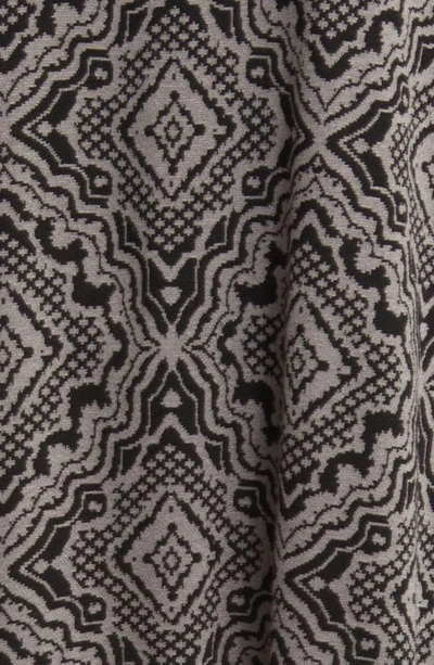 Shop Masai Copenhagen Gabinis Long Sleeve Shift Dress In Steel Grey