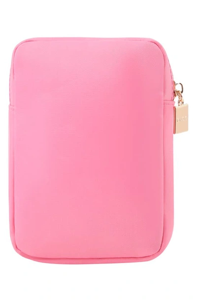 Shop Bloc Bags Mini Kiss Cosmetics Bag In Bubblegum Pink