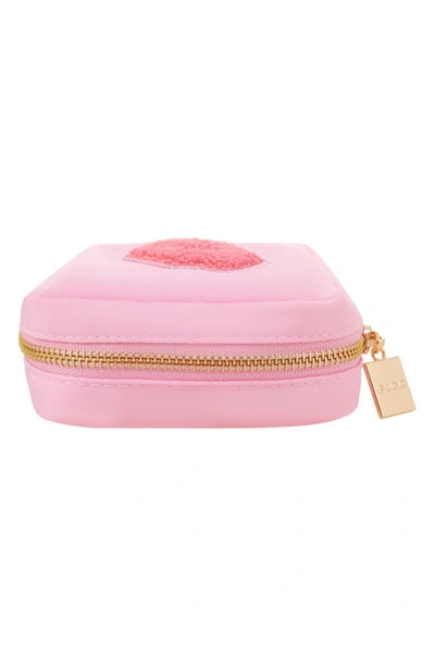 Bloc Bags Mini Kiss Cosmetic Bag In Baby Pink